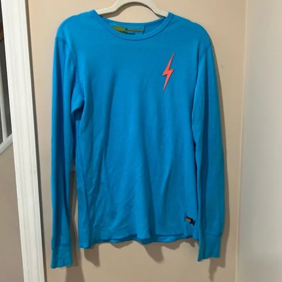 Aviator Nation Thermal Long Sleeve Rad Energy Size M - Picture 1 of 3
